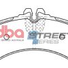 DBA Street Series Semi-Metallic Front or Rear Brake Pad Set 164.5 x 72.0 x 18.8mm for Mercedes Sprinter / Volkswagen LT