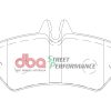 DBA Street Performance Rear Brake Pad Set 137 x 63.1 x 19mm for Mercedes Sprinter / Volkswagen Crafter 30 / Volkswagen Crafter 35