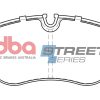 DBA Street Series Semi-Metallic Front Brake Pad Set 163.2 x 67.0 x 19.8mm for Mercedes Sprinter / Mercedes Viano & More