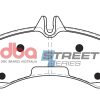 DBA Street Series Semi-Metallic Rear Brake Pad Set 164.9 x 78.2 x 19.7mm for Mercedes Sprinter / Volkswagen Crafter 50