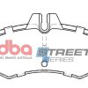 DBA Street Series Semi-Metallic Front Brake Pad Set 134.2 x 64.5 x 19.6mm for Mercedes V-Class V200 / Mercedes V-Class V220 TD & More