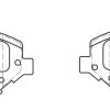 DBA Street Series Ceramic Front Brake Pad Set 146.7 x 63.5 x 15.9mm for Chrysler Grand Voyager / Dodge Journey & More