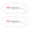 DBA Street Performance Rear Brake Pad Set 116.5 x 45.5 x 15.9mm for Dodge Nitro / Jeep Cherokee / Jeep Wrangler