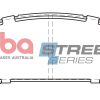 DBA Street Series Ceramic Front Brake Pad Set 166.6 x 59.3 x 17.5mm for Lexus ES300h / Lexus NX200 & More