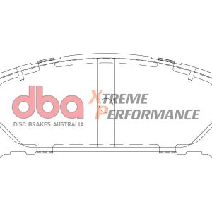 DBA Xtreme Performance Front Brake Pad Set 166.7 x 59.3 x 17.4mm for Lexus ES300h / Lexus NX200 & More