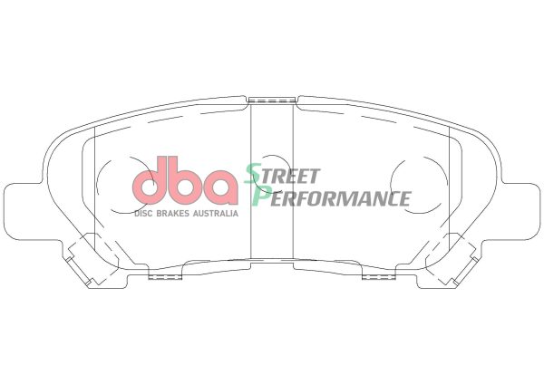 DBA Street Performance Rear Brake Pad Set for Toyota Highlander