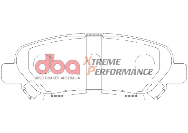 DB2005XP.jpg DBA Xtreme Performance Rear Brake Pad Set for Toyota Highlander