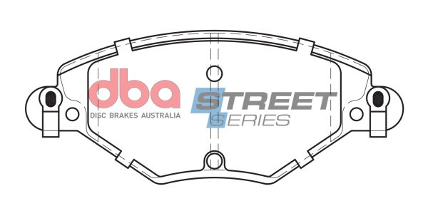 DBA Street Series Ceramic Front Brake Pad Set for Citroen C5 / Citroen C5 Estate