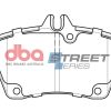 DBA Street Series Ceramic Front Brake Pad Set 116.7 x 64.2 x 18.5mm for Mercedes A-Class (W169) A150 / Mercedes A-Class (W169) A160 & More