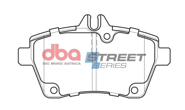 DBA Street Series Ceramic Front Brake Pad Set 116.7 x 64.2 x 18.5mm for Mercedes A-Class (W169) A150 / Mercedes A-Class (W169) A160 & More