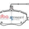 DBA Street Series Ceramic Front Brake Pad Set 162.3 x 79.4 x 16.8mm for Citroen C5 / Citroen C6 & More