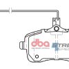 DBA Street Series Ceramic Front Brake Pad Set for Peugeot 407