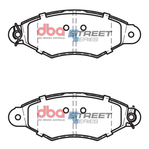 DBA Street Series Ceramic Front Brake Pad Set for Nissan Kubistar / Renault Kangoo