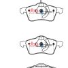 DBA Street Series Semi-Metallic Front Brake Pad Set for Volkswagen Caravelle / Volkswagen Transporter (Kombi)/Camper T4