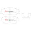 DB2034SP.jpg DBA Street Performance Front Brake Pad Set 156.9 x 60.8 x 16.1mm for Hyundai Grand Sante Fe / Hyundai Santa Fe & More