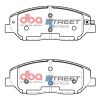 DBA Street Series Ceramic Front Brake Pad Set 156.9 x 60.8 x 16.1mm for Hyundai Grand Sante Fe / Hyundai Santa Fe & More