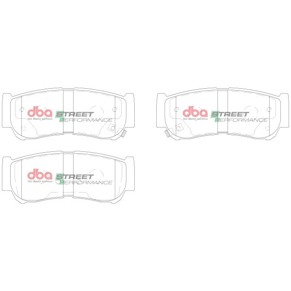 DBA Street Performance Rear Brake Pad Set for Hyundai Santa Fe