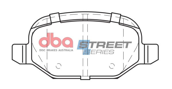 DBA Street Series Ceramic Rear Brake Pad Set 95.8 x 44.0 x 16.1mm for Alfa Romeo 147 / Alfa Romeo 156 & More