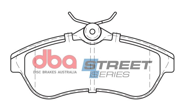 DB2043SS.jpg DBA Street Series Ceramic Front Brake Pad Set 129.0 x 56.3 x 16.7mm for Citroen C2 / Citroen C3 / Citroen C3 Pluriel