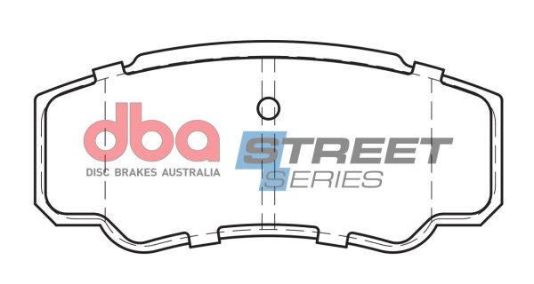DBA Street Series Semi-Metallic Rear Brake Pad Set 109.7 x 49.7 x 19.5mm for Citroen Jumper (Q14) / Citroen Jumper (Q18) & More