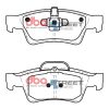 DBA Street Series Ceramic Rear Brake Pad Set 140.4, 141.6 x 51.8, 59.6 x 16.5mm for Mercedes G-Wagon (W463) G55 AMG Supercharged & More