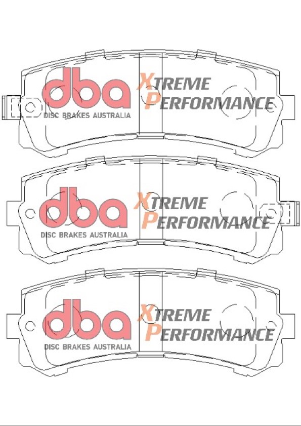 DBA Xtreme Performance Rear Brake Pad Set for Nissan Patrol Y61