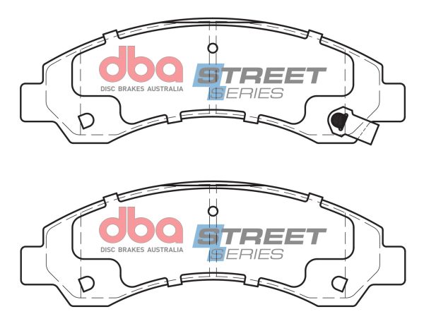 DBA Street Series Ceramic Front Brake Pad Set for Great Wall Steed