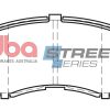 DB2065SS.jpg DBA Street Series Ceramic Front Brake Pad Set 145.0 x 54.7 x 15.4mm for Chrysler Sebring / Citroen C4 Aircross & More