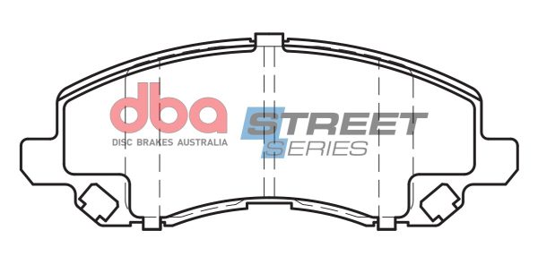 DB2065SS.jpg DBA Street Series Ceramic Front Brake Pad Set 145.0 x 54.7 x 15.4mm for Chrysler Sebring / Citroen C4 Aircross & More