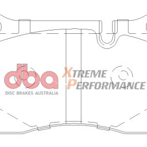 DBA Xtreme Performance Front Brake Pad Set for Land Rover Range Rover L322 / Land Rover Range Rover Sport L320