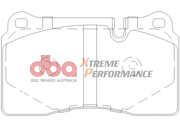 DBA Xtreme Performance Front Brake Pad Set for Land Rover Range Rover L322 / Land Rover Range Rover Sport L320