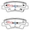 DBA Street Series Ceramic Rear Brake Pad Set 99.9 x 40.9 x 14.2mm for Hyundai i-30 GD / Hyundai i-30 PD & More