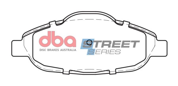DBA Street Series Ceramic Front Brake Pad Set 151.0 x 61.6 x 16.3mm for Peugeot 3008 / Peugeot 308 & More