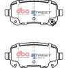 DB2152SS.jpg DBA Street Series Ceramic Rear Brake Pad Set 116.7 x 52.3 x 16.1mm for Chrysler Grand Voyager / Dodge Journey & More
