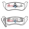 DBA Street Series Ceramic Rear Brake Pad Set for Jeep Cherokee / Jeep Wrangler