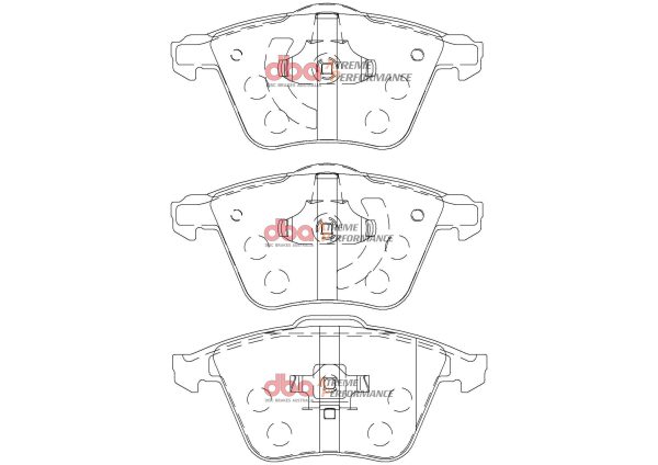 DBA 4000 Series T3 Slotted Front Disc & Xtreme Performance Pad Kit 320mm for Mazda 3 BK / Mazda 3 BL
