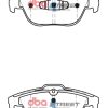 DBA Street Series Ceramic Rear Brake Pad Set 122.6, 122.6 x 54.5, 52.6 x 16.6mm for Mercedes C-Class (W204) C180 / Mercedes C-Class (W204) C180 K & More