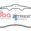 DBA Street Series Ceramic Front Brake Pad Set 162.5 x 73.6 x 15.3mm