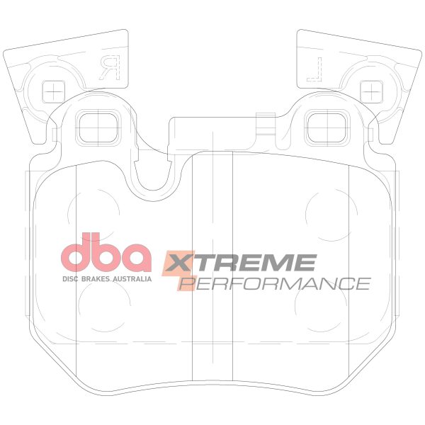 DBA Xtreme Performance Rear Brake Pad Set for BMW 1 Series (E82 Coupe) 135 / BMW 1 Series (E88 Convertible) 135