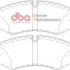 DBA Xtreme Performance Front Brake Pad Set 192.5 x 72.5 x 18mm for Land Rover Defender / Land Rover Discovery & More