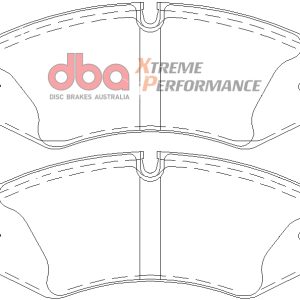 DB2203XP.jpg DBA Xtreme Performance Front Brake Pad Set 192.5 x 72.5 x 18mm for Land Rover Defender / Land Rover Discovery & More
