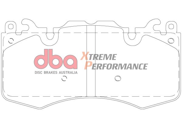 DBA Xtreme Performance Front Brake Pad Set 189.6 x 96 x 15.4mm for Land Rover Discovery / Land Rover Range Rover / Land Rover Range Rover Sport