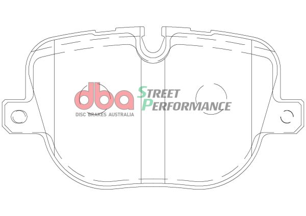 DB2207SP.jpg DBA Street Performance Rear Brake Pad Set for Land Rover Range Rover L322 / Land Rover Range Rover Sport L320