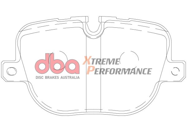 DBA Xtreme Performance Rear Brake Pad Set for Land Rover Range Rover L322 / Land Rover Range Rover Sport L320