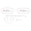 DB2214SP.jpg DBA Street Performance Rear Brake Pad Set 95.4, 95.4 x 48.3, 39.2 x 16.2, 16.2mm for MINI Mini Clubman (R55) / MINI Mini Clubvan & More