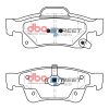 DBA Street Series Ceramic Rear Brake Pad Set for Dodge Durango / Jeep Grand Cherokee