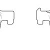 DBA Street Series Ceramic Front Brake Pad Set 148.3 x 70.2 x 18.1mm for BMW 1 Series (F20) 125 / BMW 1 Series (F21) 120 & More