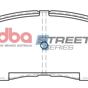 DBA Street Series Ceramic Front Brake Pad Set for Mazda CX-5 (1st Gen) / Mazda CX-5 (2nd Gen)