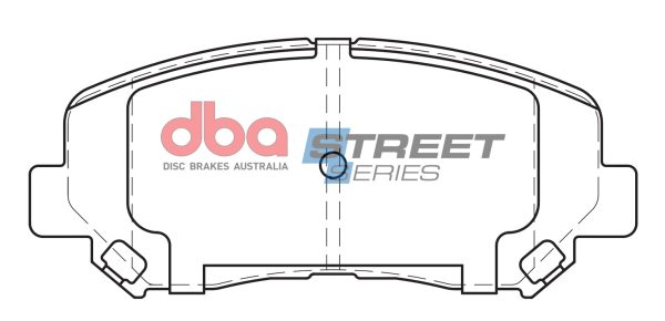 DBA Street Series Ceramic Front Brake Pad Set for Mazda CX-5 (1st Gen) / Mazda CX-5 (2nd Gen)