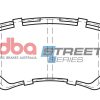 DBA Street Series Semi-Metallic Rear Brake Pad Set 106.7 x 48.8 x 16.0mm for Ford Galaxy (Mk2) / Ford S-Max & More